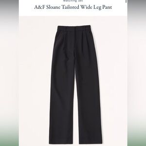 Abercrombie & Fitch Curve Love Tailored Straight Pant